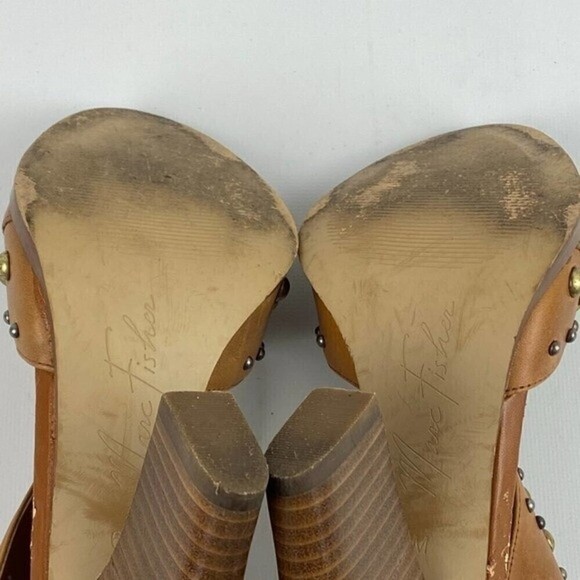 Marc Fisher Women's Peep Toe Block Heel Size 6.5 - Picture 9 of 12